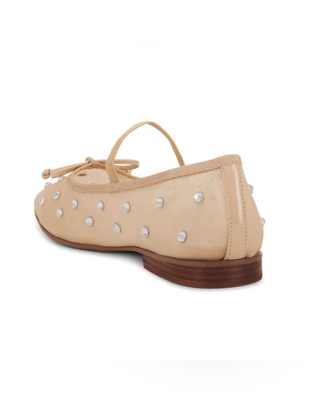 Jeffrey Campbell Releve Mary Jane Ballet Flats 11 Mesh Crystal Embellished NEW - Picture 3 of 11